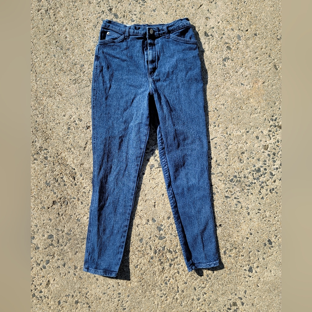 Vintage Denim Republic high rise deep blue denim jeans Size 13/14 (modern 6/8)